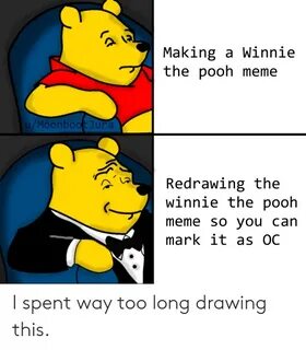 Making a Winnie the Pooh Meme U MoonbootJura Redrawing the W