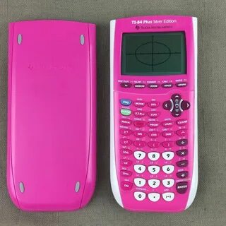 Texas Instruments TI 84 Plus Silver Edition Pink Graphing Ca