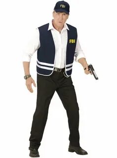 Adults FBI Costume Kit. Express delivery Funidelia