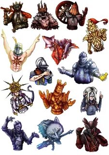 Стикеры Темнодуши (Dark Souls) Часть 2 Stickers Now!