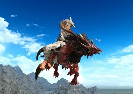 FINAL FANTASY XIV בטוויטר: "Meet Managarm, a new mount added