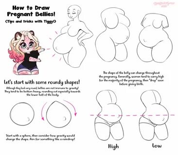 How to Draw: Pregnant Bellies (pt 1). Click to change the View. 