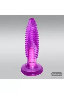 Purple Jelly Anal Sex Toy Butt Plug With Suction Cup in Noid