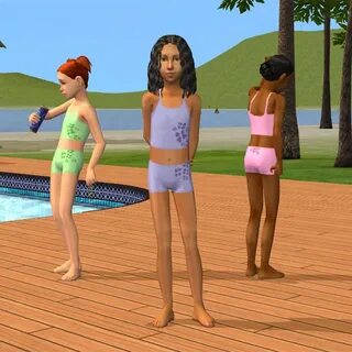 sims - The Sims 2. Детская одежда: для девочек. - Страница 1