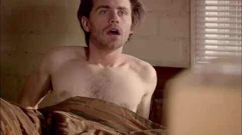 ausCAPS: Rider Strong and Corey Large shirtless in The Penth