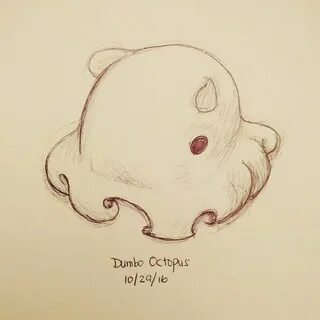 Dumbo octopus tattoo