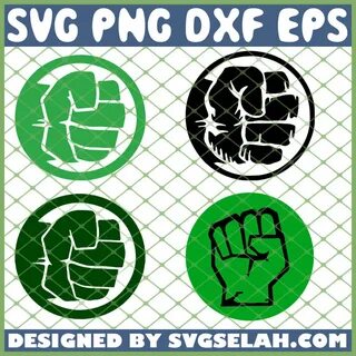 Hulk Logo SVG, Hulk fist SVG, PNG, DXF, EPS, Design Cut File