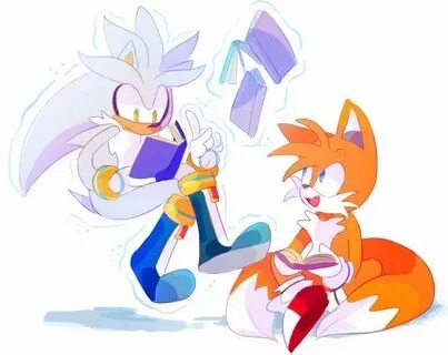 Sliver and Tails Sonic the hedgehog, Sonic fan art, Silver t