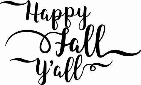 Happy Fall Y'all Free SVG Files