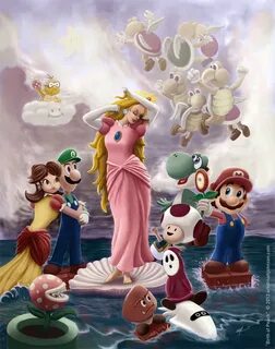 Princess Peach Painting at PaintingValley.com Explore collec