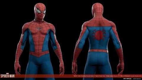 ArtStation - Marvel's Spider-Man - Classic Suit, Xavier Coel