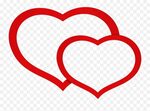 Free Heart Symbol Transparent Download - Double Heart Images