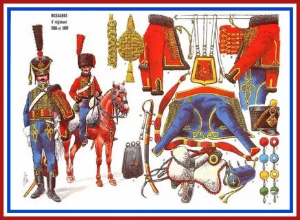 French Hussars of the 4th regiment 1805 to 1809 Geschiedenis