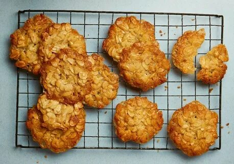Tamal Ray's recipe for honey and almond brittle biscuits - F