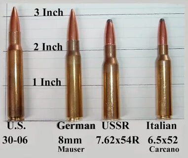 Vintage Outdoors: A comparison of rifle ammunition Calibers 