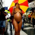 Pregnant girls nude in public, shocking photos - Pregnant Na