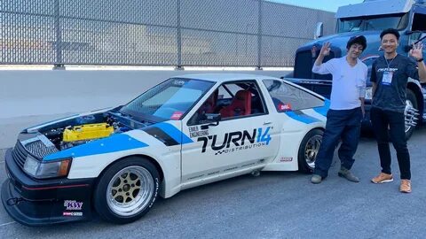 This Toyota Corolla AE86 Drift Car Is Powered by a New Honda