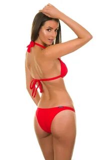 Rio De Sol Red Padded Triangle Bikini Red Fixo Basic My XXX 