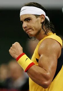 Spain’s Rafael Nadal celebrates a point - Rafael Nadal Fans