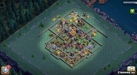 Builder Hall 9 BH9 Best base v1 With Link 9-2019 - Clash of 