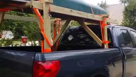 DIY Home made canoe/kayak rack!! - YouTube