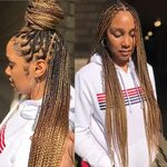 50 Box Braids Protective Styles on Natural Hair with Full Gu