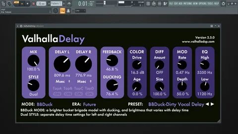 Valhalla DSP - Valhalla Delay 2.5.0 VST, VST3, AAX (x64) En