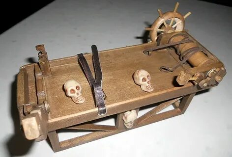 Miniature Toy Torture Rack (Photo #4) Here's a close-up of. 