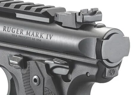 Ruger Mark Iv Tactical 22lr Pistol Picatinny Rails Top Botto