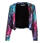 Multi-color Sequin Blazer Fashion Fab Boutique