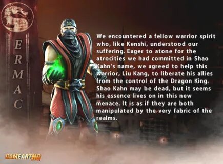 MK Art Tribute: Ermac (Alt.Costume) from MK Deception Game-A