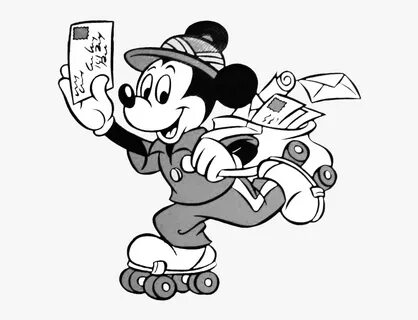 Black White Mickey - Black And White Mickey Mouse Png, Trans