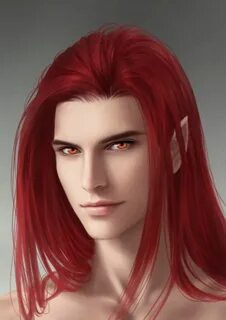 Coldagnir/Aelios/Nemrúshkeraz Elf art, Red hair elf, Fantasy