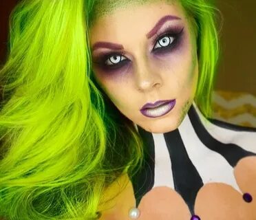 Female joker Halloween makeup, Halloween costumes makeup, Be