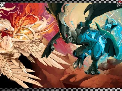 Pokemon Reshiram Vs Zekrom, Fox, Viper, 1920x1200 HD Wallpap