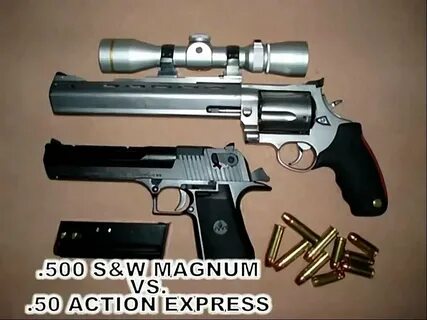 500SW Magnum vs. .50 Desert Eagle - YouTube