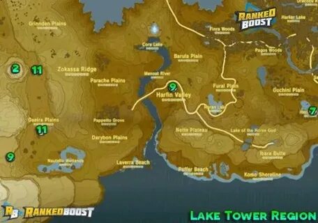 Zelda Breath of the Wild Boss Locations Guide Hidden Mini-Bo