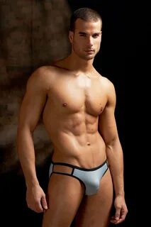 Hunksinswimsuits: Bald and beautiful James in micro speedos