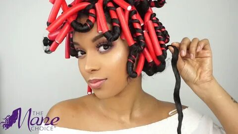 Beautiful Flexi Rod Set on Type 3 Curls ft. The Pink Lemonad