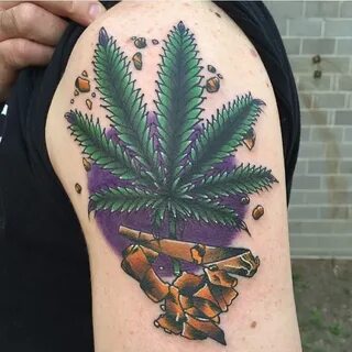 65 Marijuana Tattoo Designs - Body Art Guru