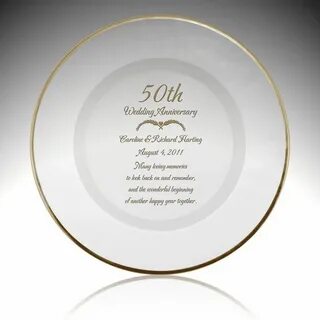 50th Wedding Anniversary Gifts 50 Years Personalised Golden 