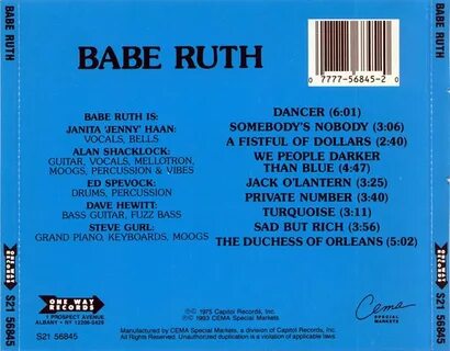Babe Ruth - Babe Ruth (1975) (Reissue, 1993) " Lossless-Gala