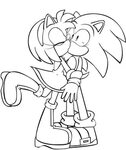 26 best ideas for coloring Amy Sonic Coloring Pages