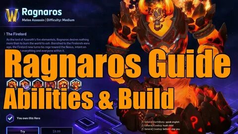 Heroes of the Storm - Ragnaros Guide - Abilities & Build - Y
