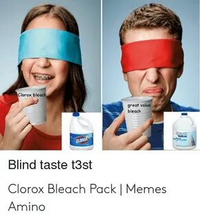 Clorox Bleach Great Value Bleach Bat Valum CLOROX Blind Tast