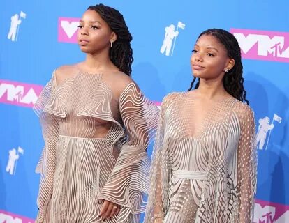 Chloe Bailey, Halle Bailey At MTV Video Music Awards, New Yo