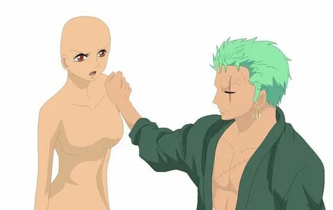 One Piece - Zoro and OC base by BlueFire350 on DeviantArt An