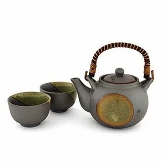 Cheapest 2013 Gold Moon Japanese Stoneware Tea Set Gift Set 