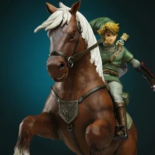 Link on Epona Statue