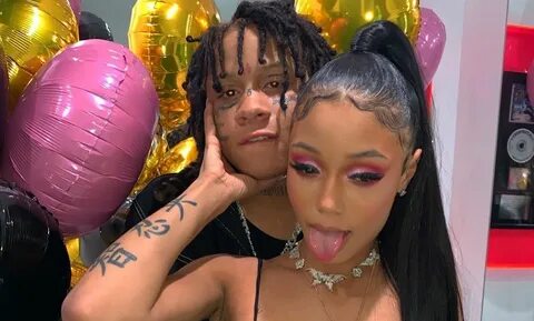 Trippie Redd gets some shopping allowance from his bae Coi Leray. 